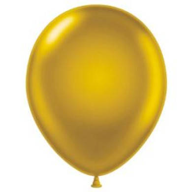 Tuftex 24in. Pearlized Gold Latex Balloons (25ct)