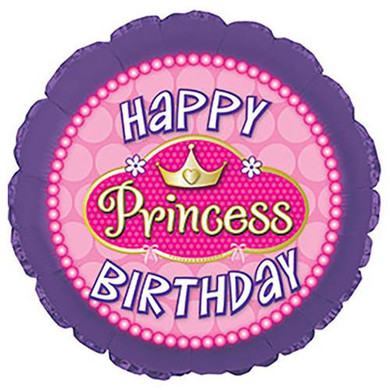 Happy Birthday Princess Pink Pearls 18''