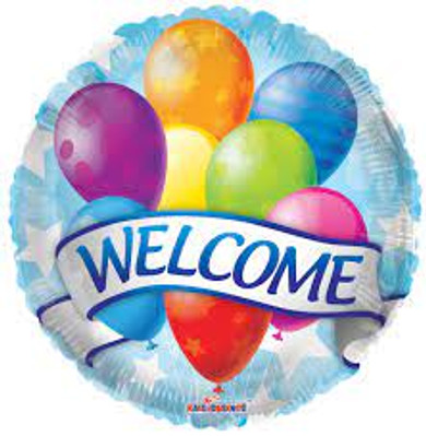 Welcome Banner & Balloons Balloon 18''