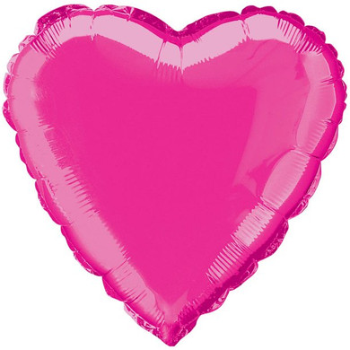 Fuchsia Heart 18''