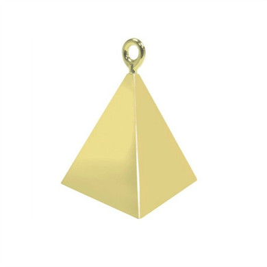 Metallic Gold Pyramid Balloon Weight