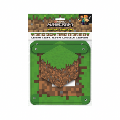 Minecraft large banner 7.82ft