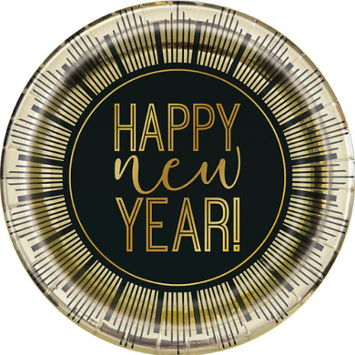 Roaring New Year 9'' Plate (8ct)