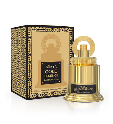 Unleash Luxury with Asaya Gold Essence Eau de Parfum - 3.4 oz, a Unisex Fragrance