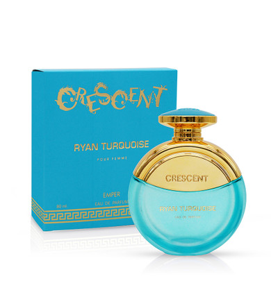 Unleash Your Radiance with Crescent Ryan Turquoise 2.7 oz EDP for Women - The Perfect Fragrance for Confidence and Allure