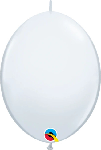 Elevate Your Celebrations with Q-Link White Latex Balloons - 12 Inch (50ct) of Pure Delight