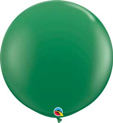 Transform Your Event with Round Green Latex Balloons - 3ft (2ct) of Vibrant Elegance