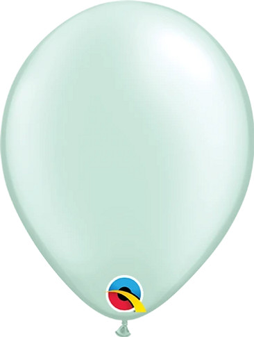 Elevate Your Event with 100 Round Pearl Mint Green Latex Balloons - 5-inch Size