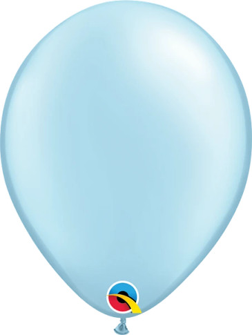 Create an Elegant Atmosphere with 100 Round Pearl Light Blue Latex Balloons - 11-inch Size
