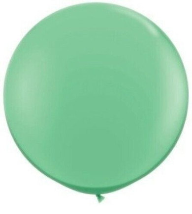 Add Enchanting Elegance to Your Event with 3ft Round WinterGreen Latex Balloons (2ct)