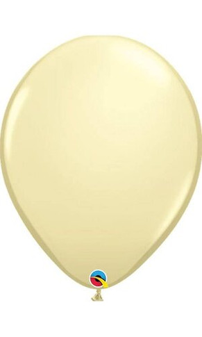 Elevate Your Event with 5-inch Round Ivory Silk Latex Balloons (100ct)