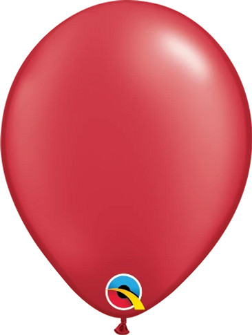 Elevate Your Celebrations with Round Pearl Ruby Red Latex Balloons - 5-inch (100ct) for Refined Elegance