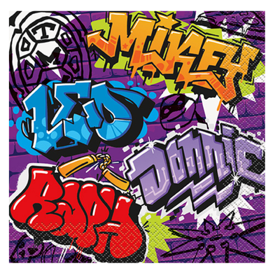 ninja turtles large paper napkins 16-count