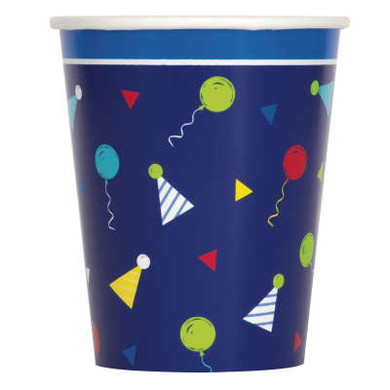 Peppy Birthday 9oz Paper Cups 8ct