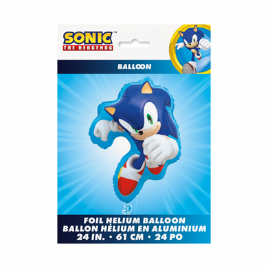 24 inch Sonic foil balloon packaged