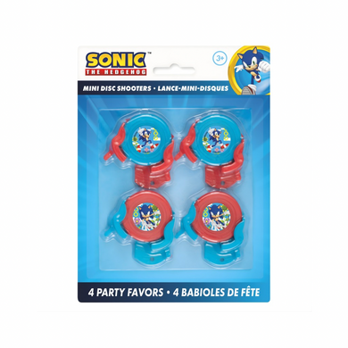 Sonic the Hedgehog mini disc shooters 4 pack