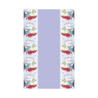 Rectangular Little Mermaid tablecover for parties