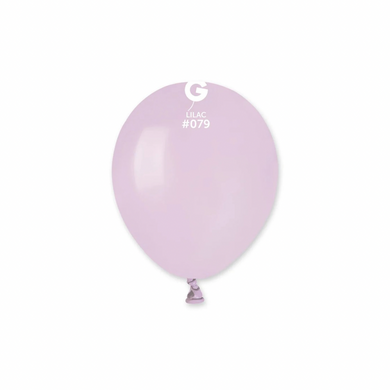 5 inch lilac balloon close up showing smooth surface