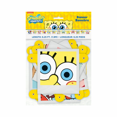 SpongeBob SquarePants happy birthday banner 6 ft