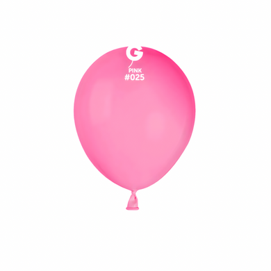 neon pink latex balloon with bright vibrant color
