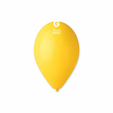 Gemar yellow balloon showing color detail