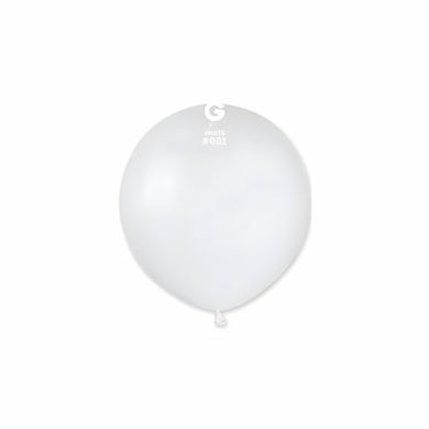 pack of white latex balloons #001
