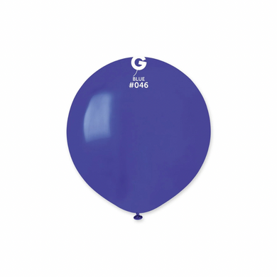 large royal blue latex balloon #045 with deep rich color