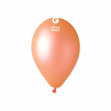 neon orange balloons inflated for party decoration