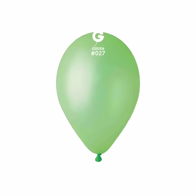 neon green balloons inflated for party decoration