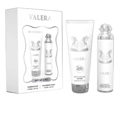 Valera Gift Set with moisturizing lotion and fragrance mist for women