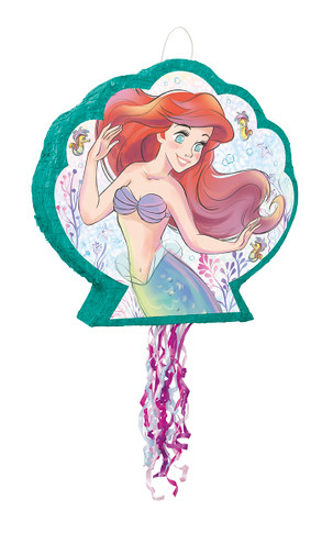 Disney Ariel Pull String Piñata – The Little Mermaid Party Decoration
