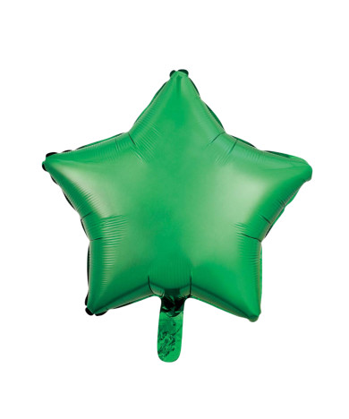 16-inch green star foil balloon for parties and celebrations