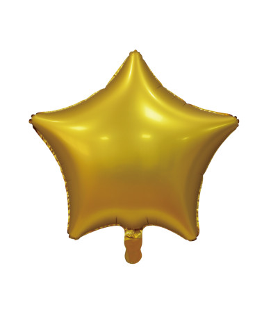 16-inch gold star foil balloon for parties and celebrations