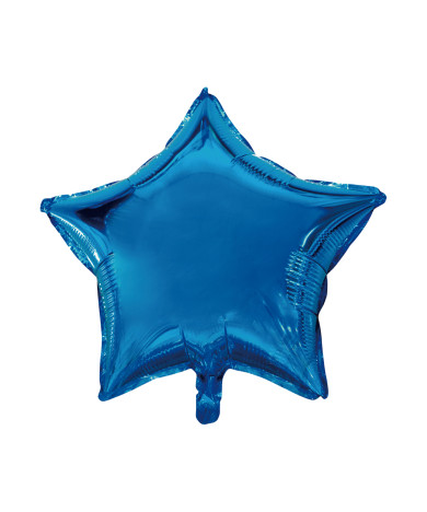 16-inch blue star foil balloon for parties and celebrations