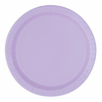 Lavender party dinner plate
