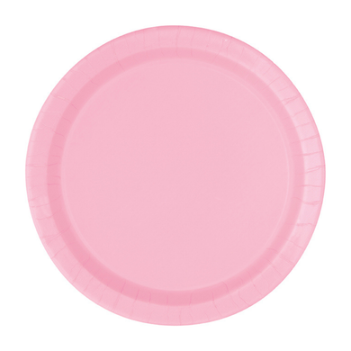 Lovely Pink 8.5 inch party plates 20 count