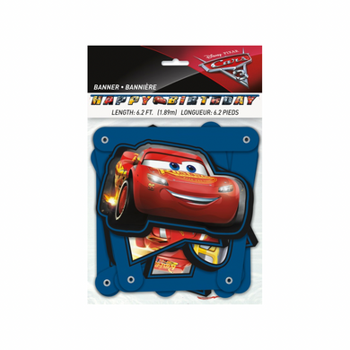 Cars movie party décor banner