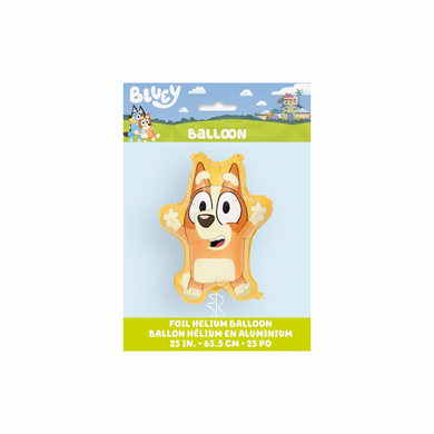 Bingo shaped balloon 25in Bluey
