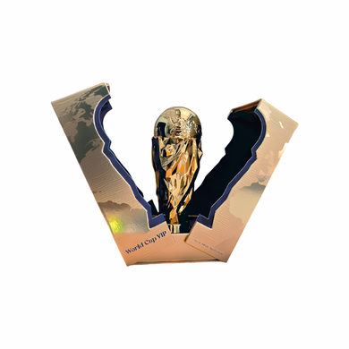 World Cup VIP cologne bottle close up detail