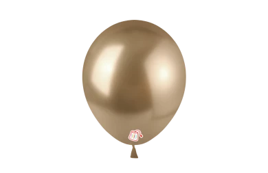 18 Inch Platinum Gold Chrome Latex Balloons 15 Pack for Party Decorations