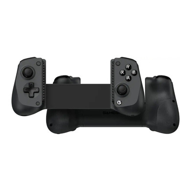 GameSir X5s wireless mobile controller mounted around a tablet running GameHub