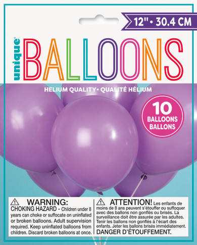 Get Ready to Inflate the Fun: Solid Color Latex Balloons - 12 inch (10ct) - Perfect for Any Occasion