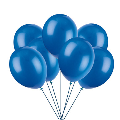 Evening Blue Balloon bundle of 12