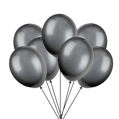 Phantom Black Balloon bundle of 12