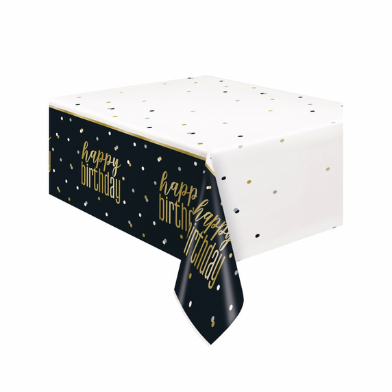 Rectangular birthday table cover