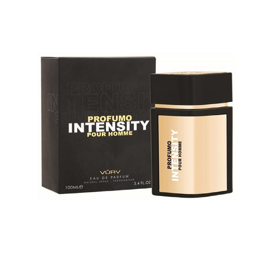 Intensity Pour Homme Eau de Parfum - 3.4 fl oz bottle with elegant, stylish packaging. Intensity Pour Homme Eau de Parfum - 3.4 fl oz bottle with elegant, stylish packaging.