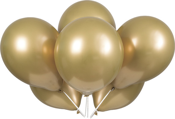 Platinum Metallic-Effect Balloons - 11" (27.9 cm) - Pack of 6