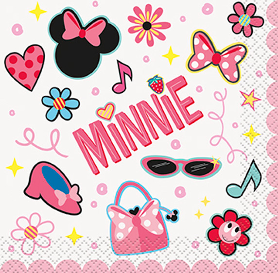Minnie Mouse Iconic Small Beverage Napkins 16ct