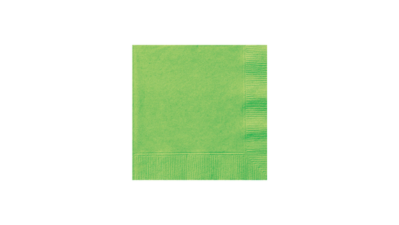 Lime Green Paper Napkis Small