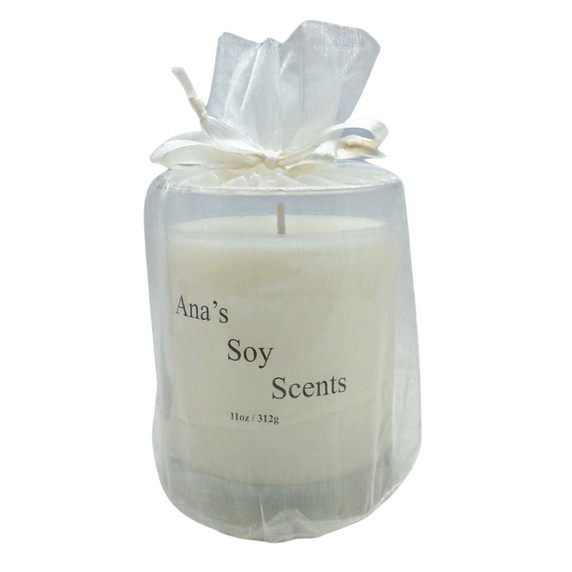 Eucalyptus, Ana's Soy Scents 11oz Candle With Sheer Bag